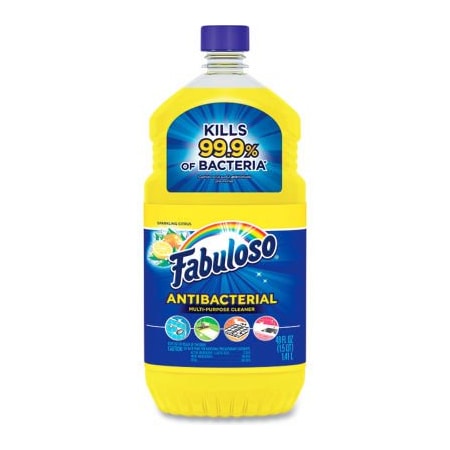 Colgate-Palmolive Fabuloso Antibacterial Multi-Purpose Cleaner, Sparkling Citrus Scent, 48 Oz. Bottle, 6/Carton 98557